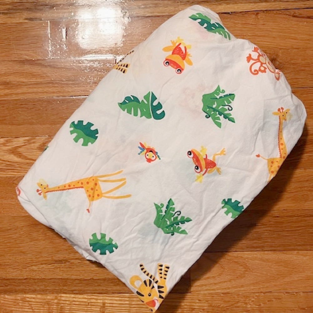 Zoo Animals Fitted Crib Sheet Fisher Price